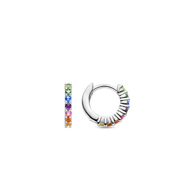 TI SENTO - RAINBOW HOOP EARRINGS