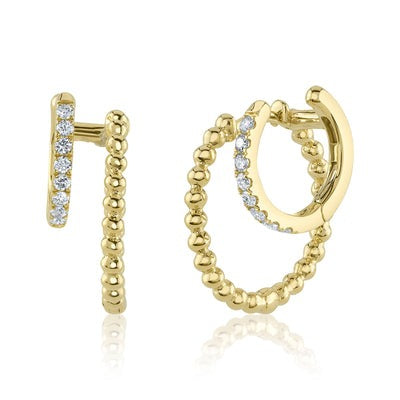 Diamond Hoop Earring