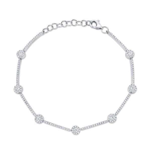 SHY CREATION - PAVE DIAMOND BRACELET