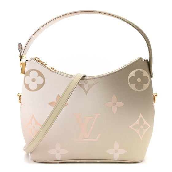 LOUIS VUITTON Monogram Giant Spring In The City Marshmallow Hobo in Sunset Kaki