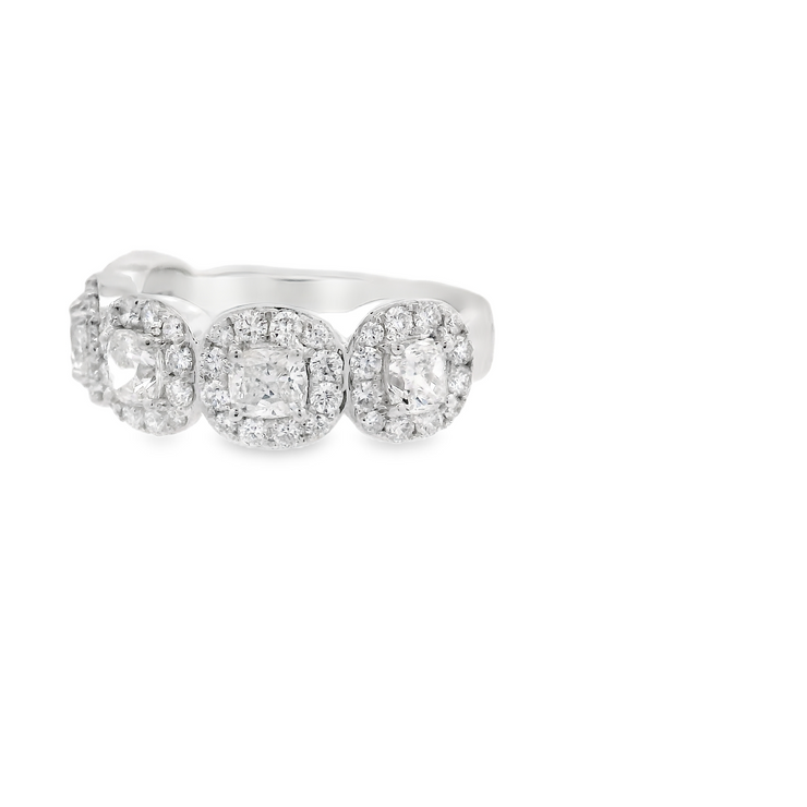 5 STONE DIAMOND WEDDING BAND – 2 CT