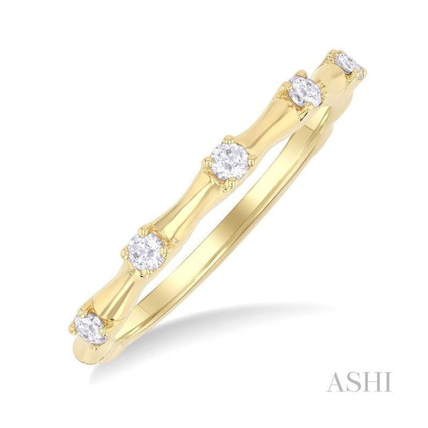 ASHI - BAMBOO DIAMOND RING