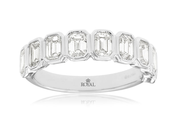 BEZEL SET DIAMOND BAND