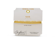 SKYLAR PAIGE SENTIMENTAL STACKERS "FAITH" BRACELET