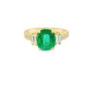 EMERALD & DIAMOND RING