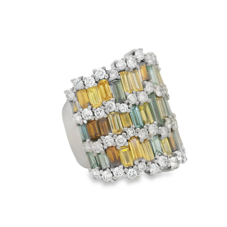 MULTI COLOR DIAMOND RING