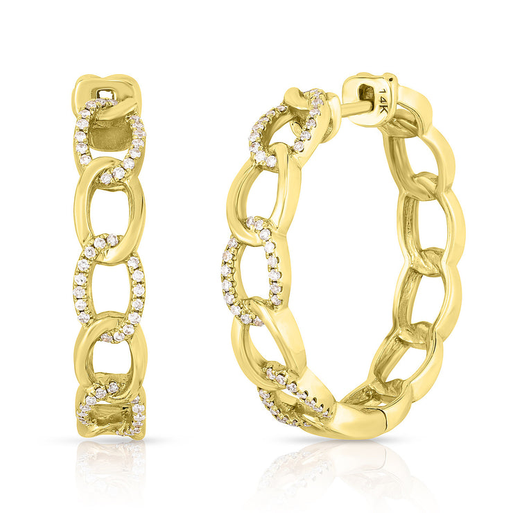 URBAETIS - DIAMOND CHAIN LINK HOOPS