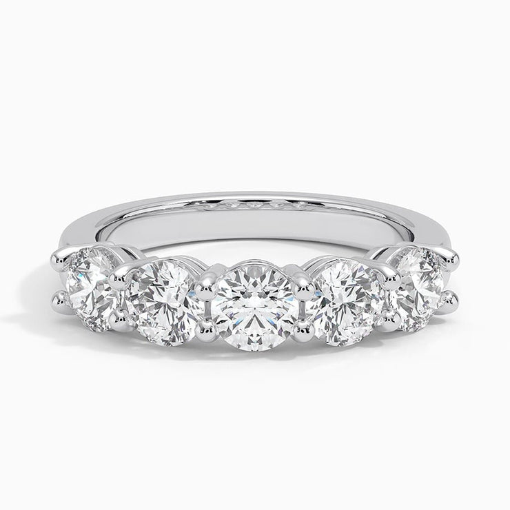 5 Stone Diamond Band - 2 1/2 Ct