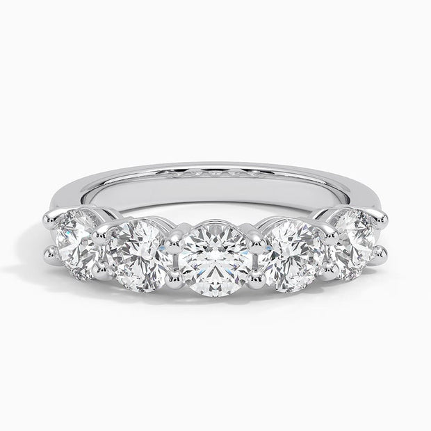 5 Stone Diamond Band - 1 1/2 Ct