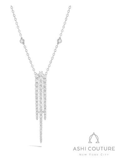 ASHI COUTURE - DIAMOND BAR PENDANT