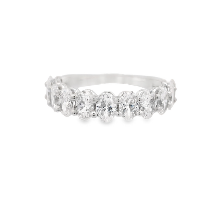 OVAL DIAMOND WEDDING BAND – 2 CT