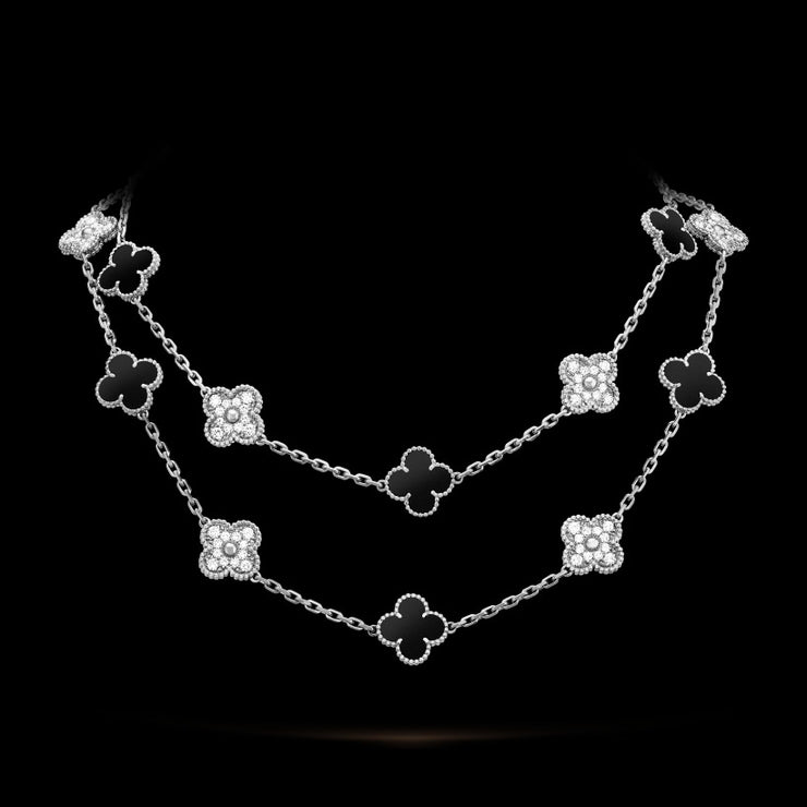 VAN CLEEF & ARPLES - Vintage Alhambra long necklace, 20 motifs