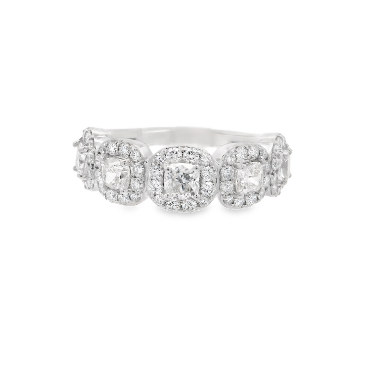 5 STONE DIAMOND WEDDING BAND – 2 CT