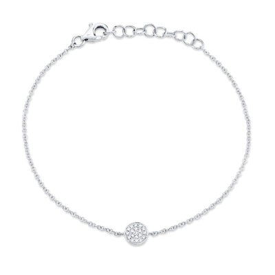 SHY CREATION - PAVE DIAMOND CIRCLE BRACELET