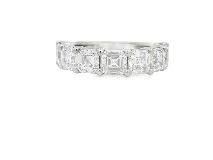 4.03 CTW ASSCHER LAB DIAMOND BAND