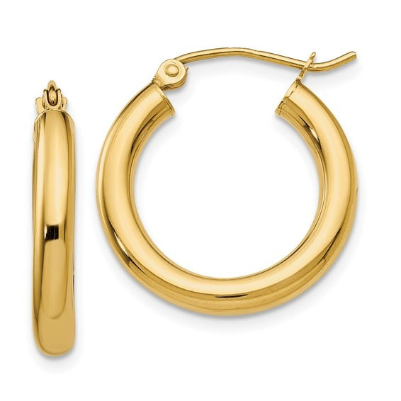 Yellow Gold Hoop Earrings