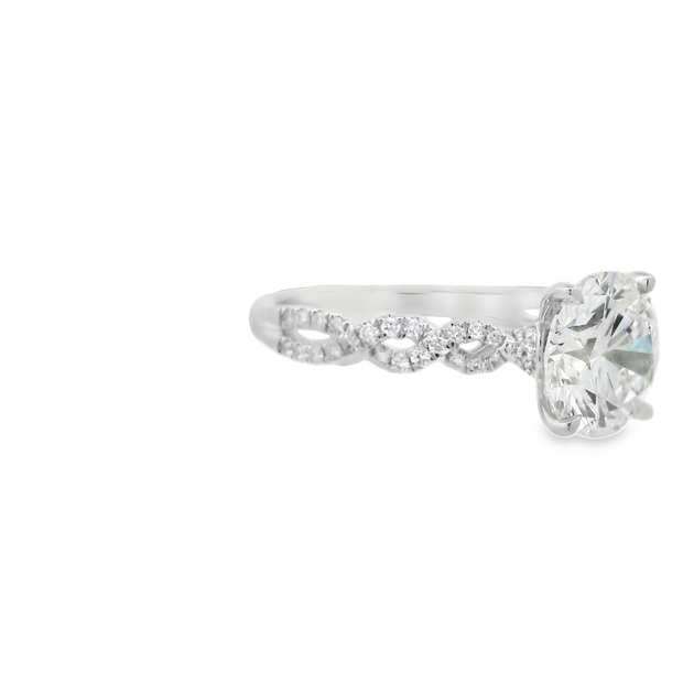 DIAMOND ENGAGEMENT RING – 3 CT ROUND CENTER