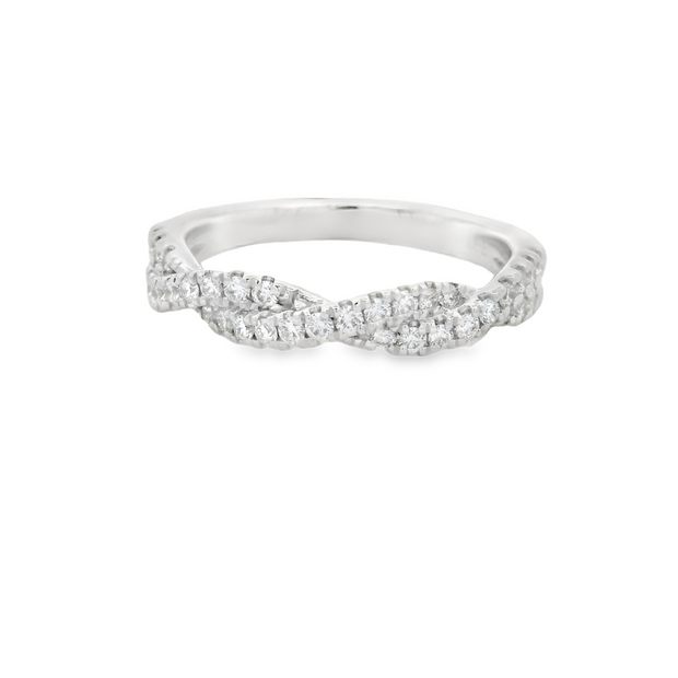 DIAMOND TWIST BAND - 1/3 CT