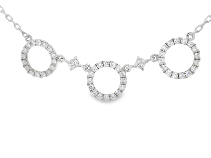 DIAMOND CIRCLES NECKLACE