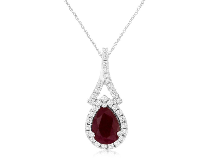 RUBY & DIAMOND PENDANT