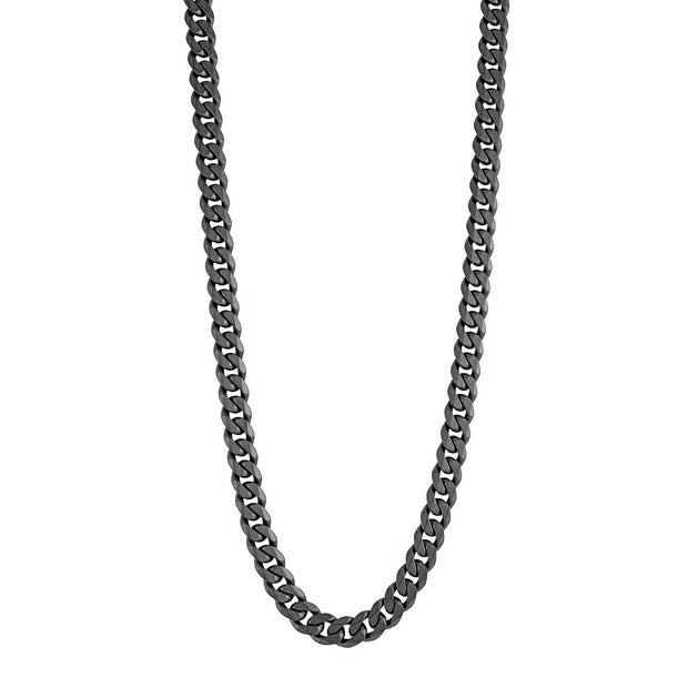 ITALGEM STEEL – GUNMETAL CUBAN LINK CHAIN