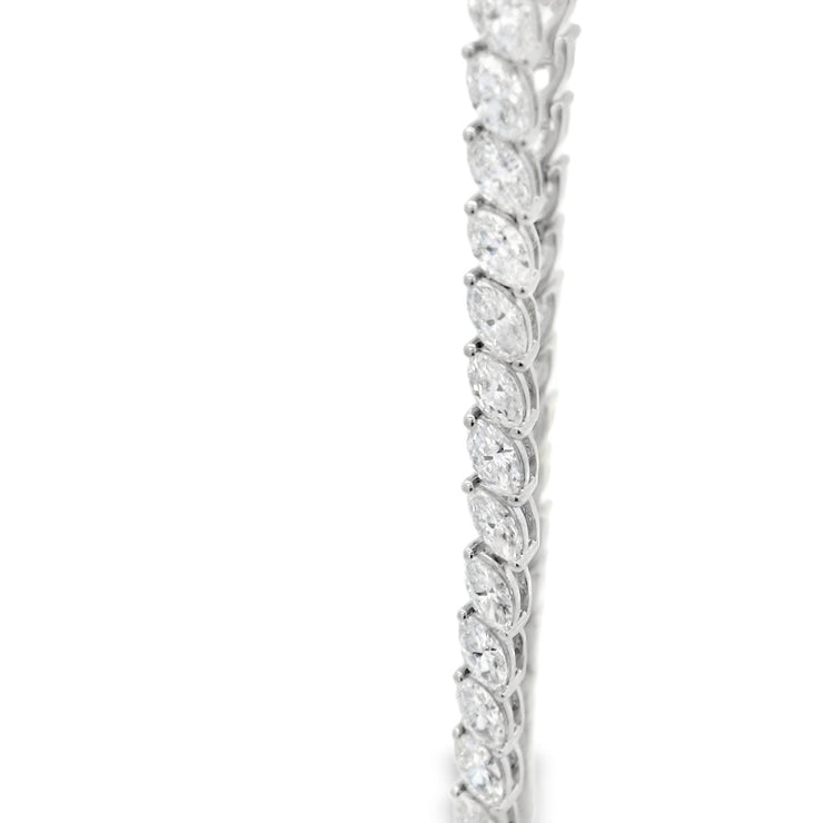 MARQUISE DIAMOND TENNIS BRACELET - 4 1/2 CT