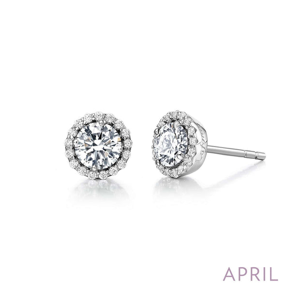 LAFONN – SIMULATED DIAMOND STUD EARRINGS