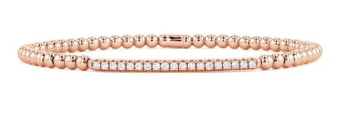 ASHI COUTURE - DIAMOND BAR STRETCH BRACELET