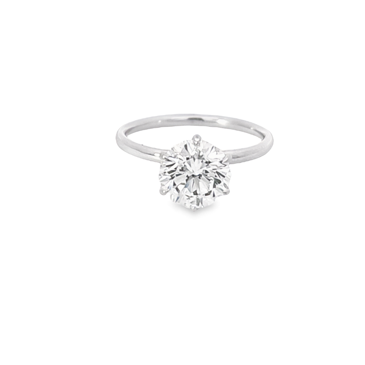 DIAMOND ENGAGEMENT RING - 2 CT ROUND CENTER