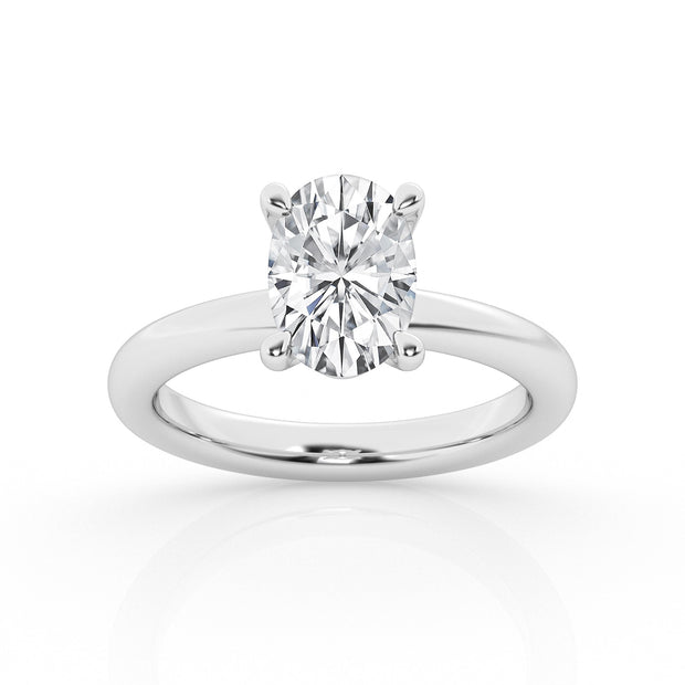 DIAMOND SOLITAIRE ENGAGEMENT RING - 3 CT CENTER