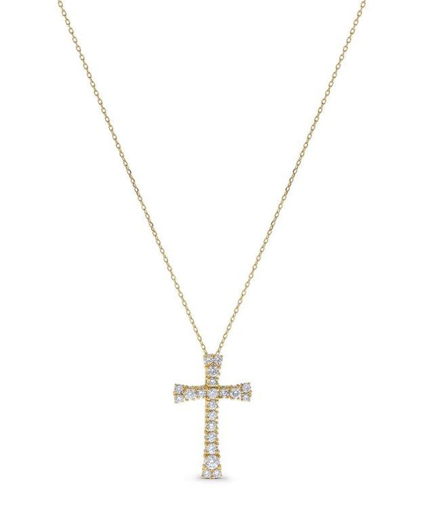 DIAMOND CROSS PENDANT - 1 CT