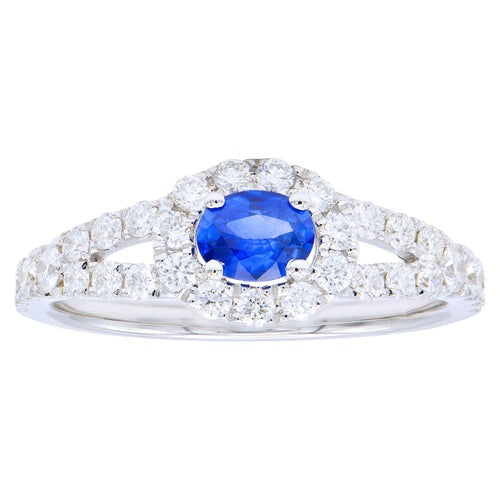 SAPPHIRE & DIAMOND RING