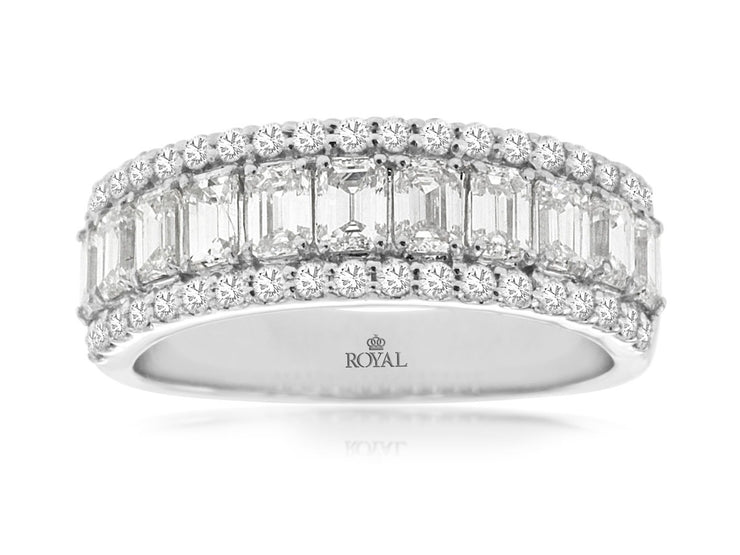 3 ROW DIAMOND BAND