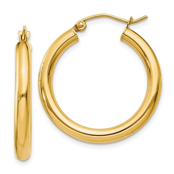 Yellow Gold Hoop Earrings