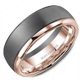 CROWN RING – MENS TANTALUM WEDDING BAND