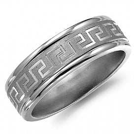 CROWN RING – MENS WEDDING BAND