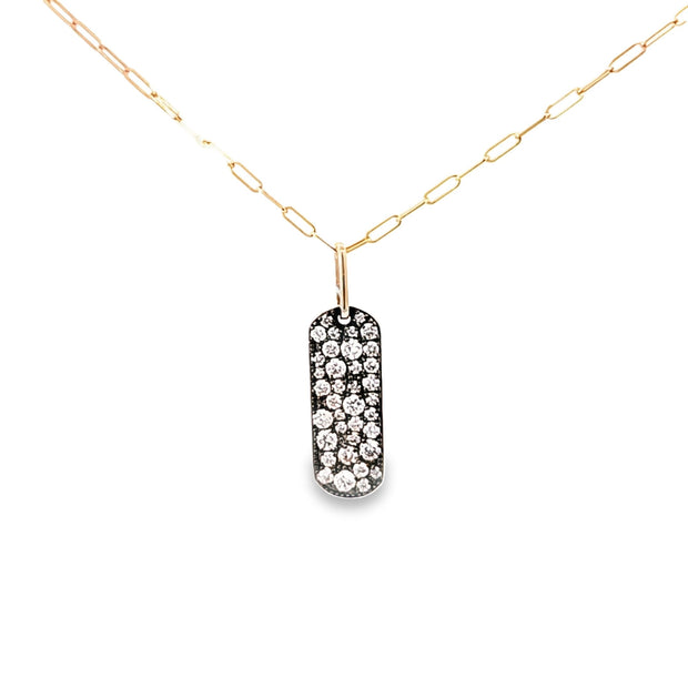 DILAMANI - DIAMOND DOG TAG PENDANT