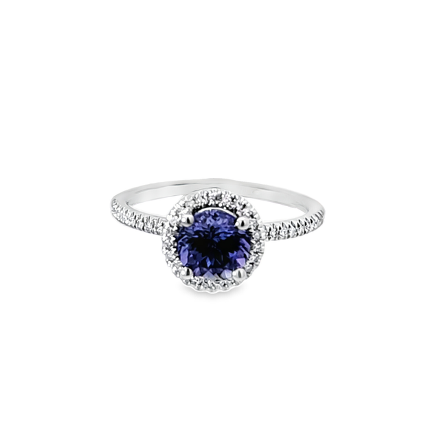 TANZANITE & DIAMOND RING