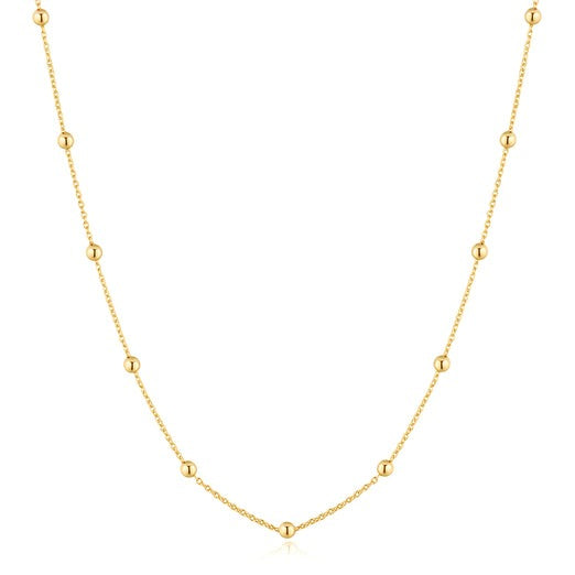 ANIA HAIE - BEADED GOLD PLATED CHAIN