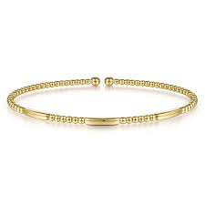 GABRIEL & CO - GOLD BANGLE BRACELET