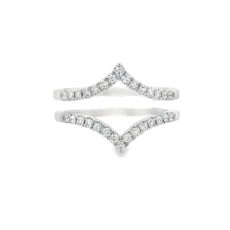 POINTED CONTOUR ENGAGEMENT RING WRAP