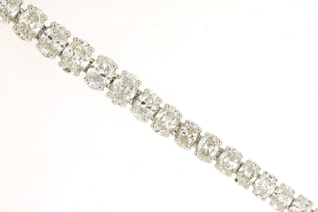 OVAL DIAMOND TENNIS BRACELET – 7 CT