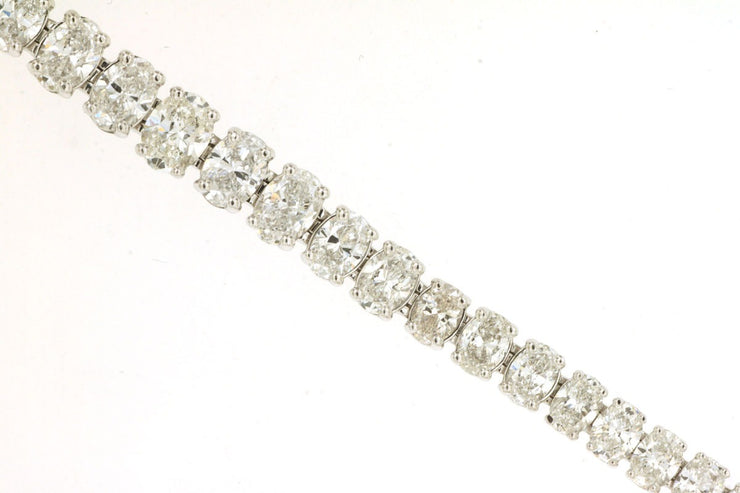 OVAL DIAMOND TENNIS BRACELET – 7 CT