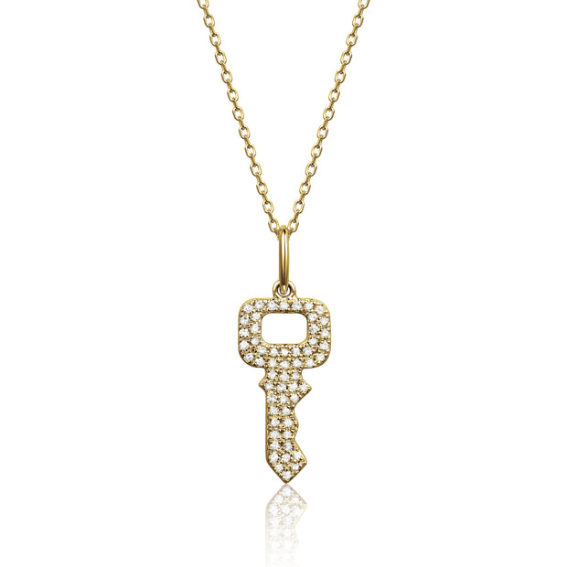 LUVENTE - DIAMOND KEY PENDANT