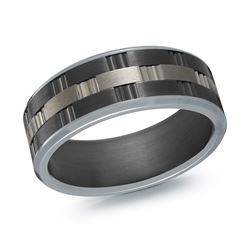 MALO - MENS TITANIUM & TANTALUM WEDDING BAND