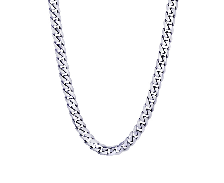 ITALGEM STEEL – STAINLESS STEEL CURB CHAIN NECKLACE