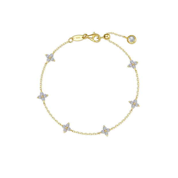 Lafonn - Stationed Flower Bracelet