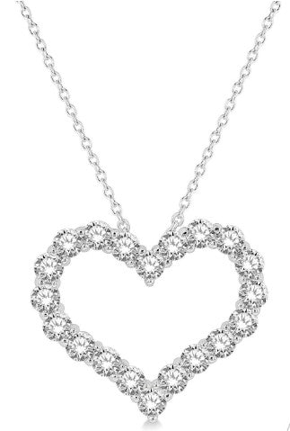 ASHI - DIAMOND HEART PENDANT