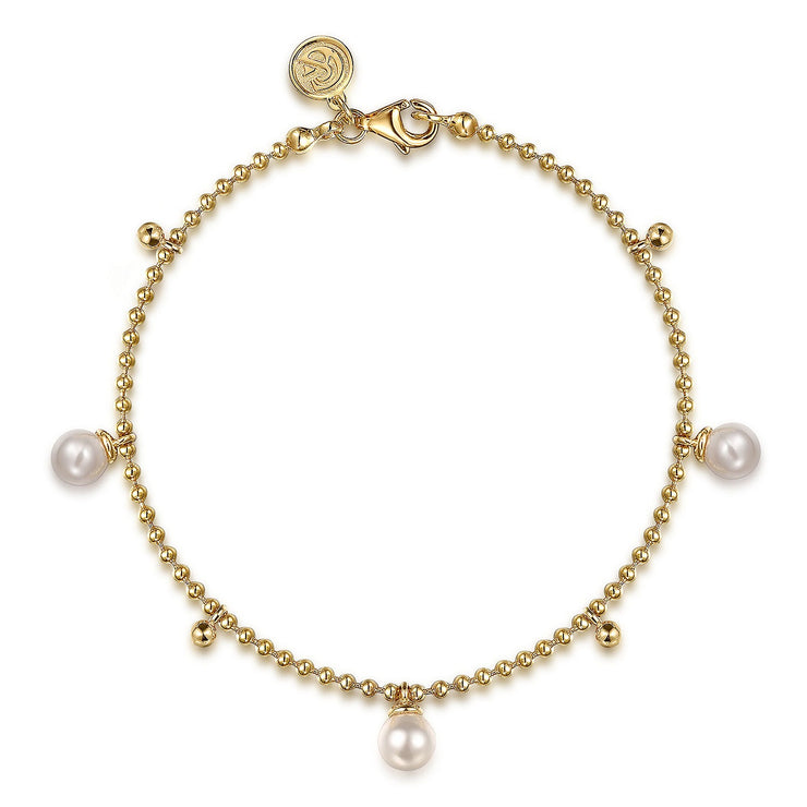 Gabriel & Co - Bujukan Beaded Pearl Drop Bracelet