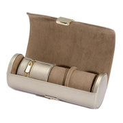 WOLF - Palermo Double Watch Roll with Jewelry Pouch